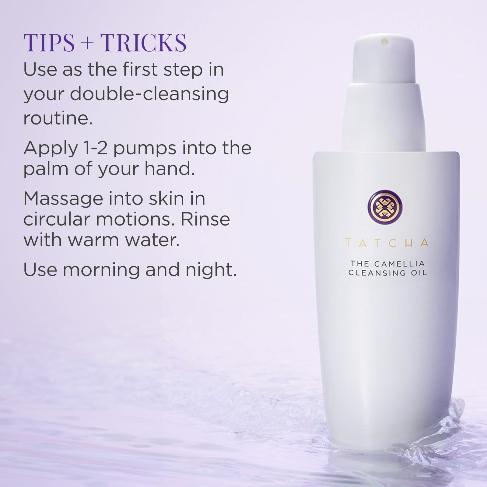 TATCHA TATCHA Pure One Step Camellia Cleansing Oil | 2 in 1 Makeup Remover Oil & Face Wash | 150 ml / 5.1 oz