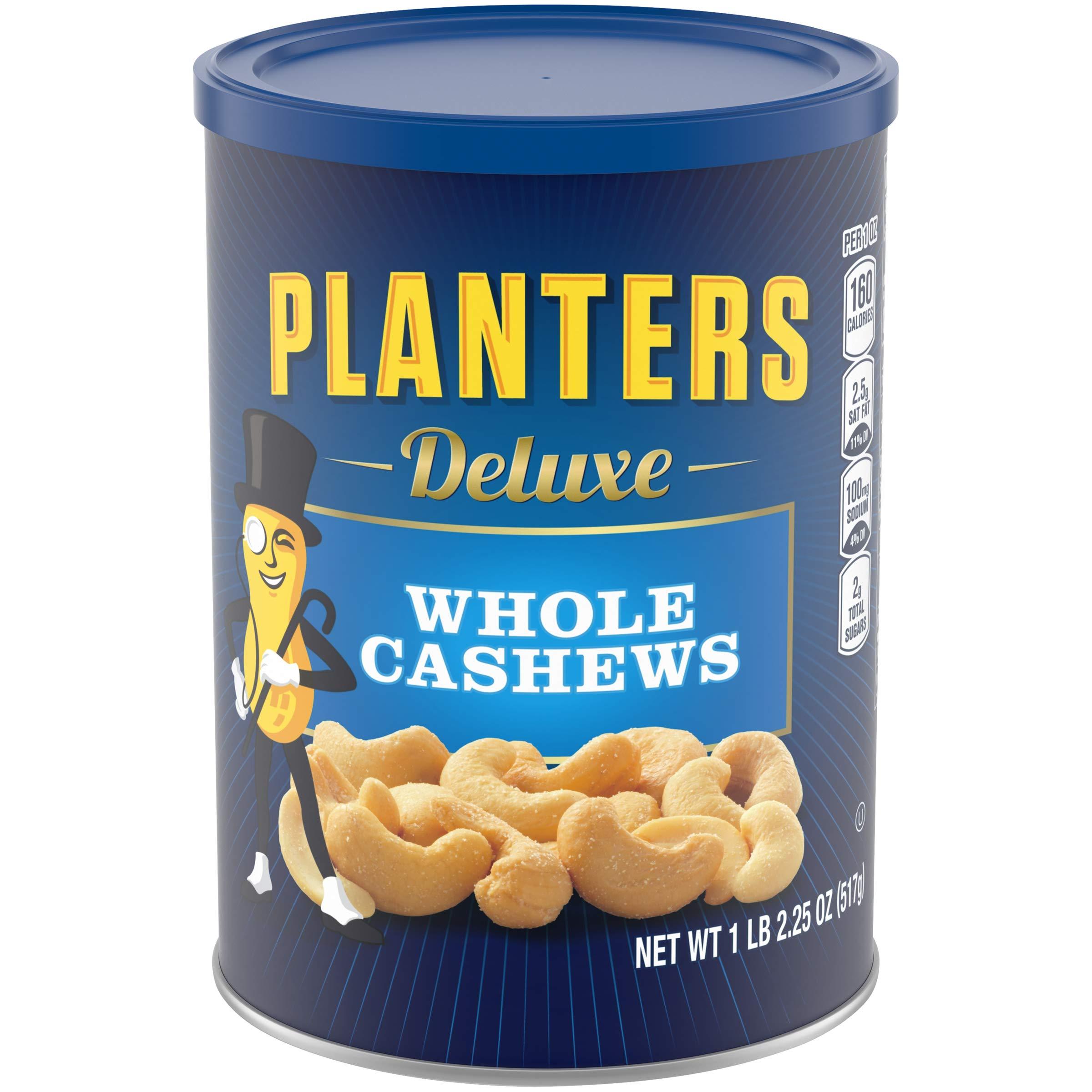 Planters PLANTERS Salted Mixed Nuts and Whole Cashews Bundle (1 Canister, 56oz)