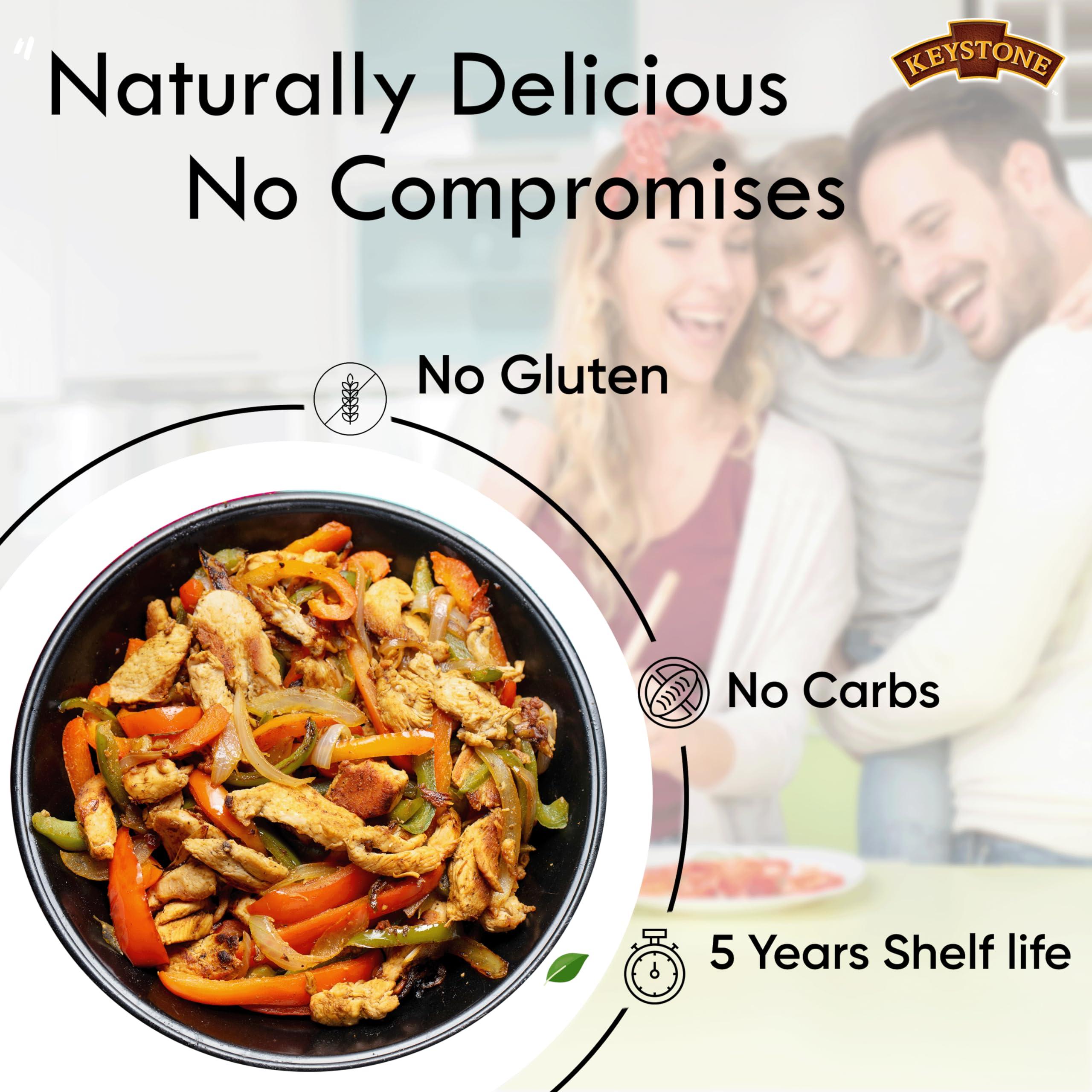 Keystone Meats Keystone All Natural Chicken 28 Oz Long Term Emergency Survival Food Canned Meat | Fully Cooked Ready to Eat | Gluten Free | No Carbs Pack of 1