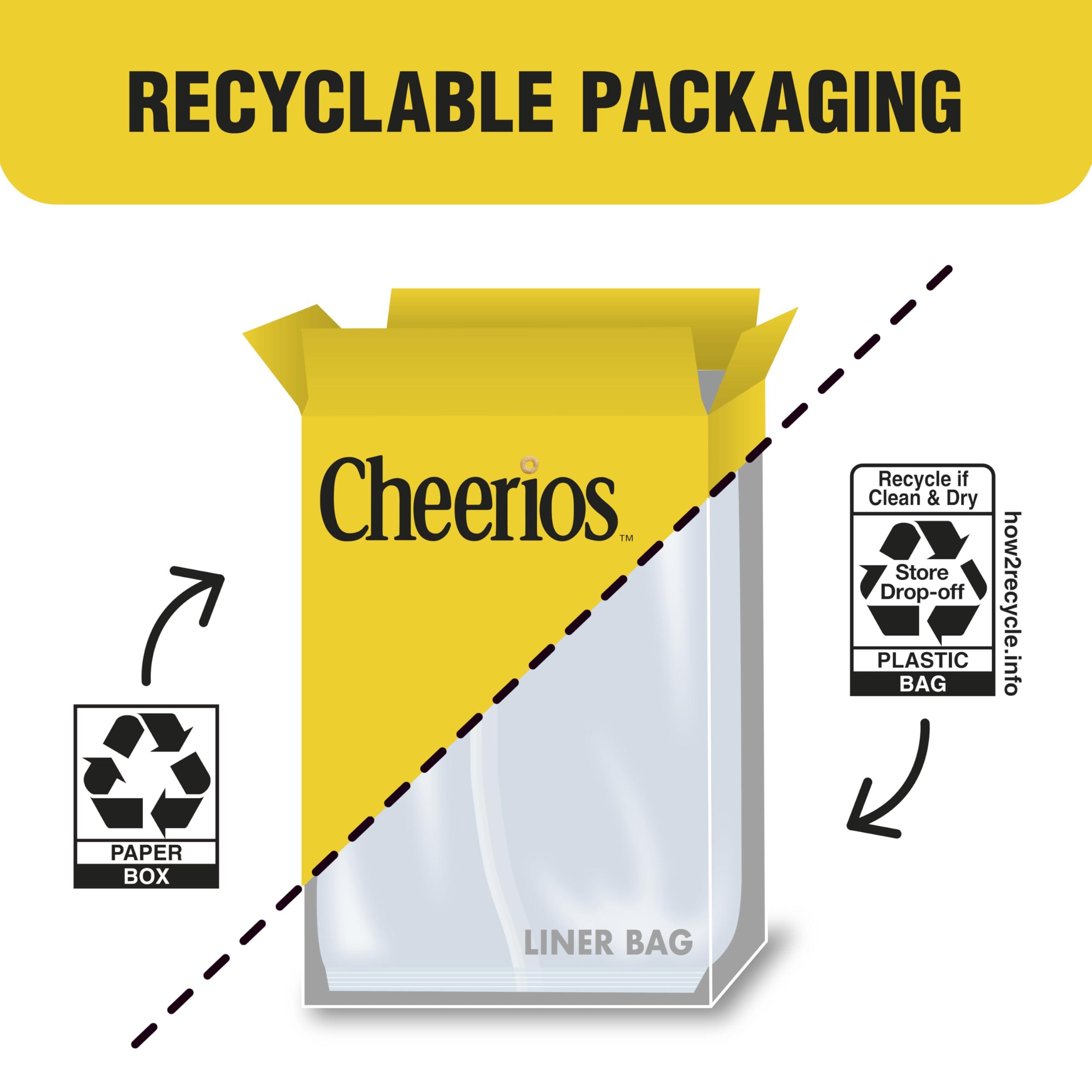 Cheerios Cheerios, Heart Healthy Gluten Free Breakfast Cereal, Family Size, 18 oz