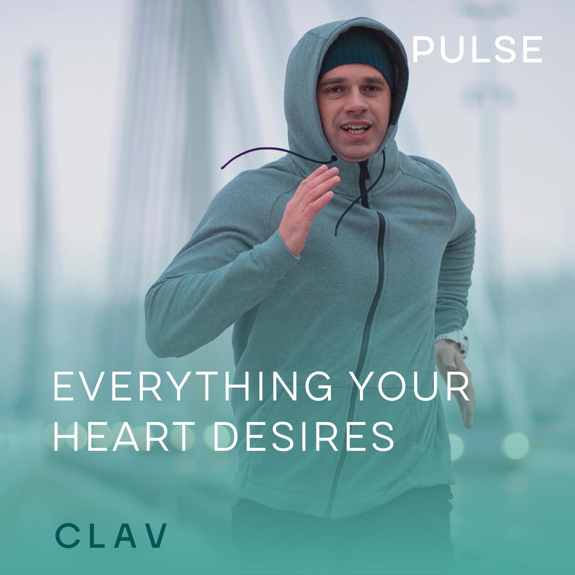 CLAV CLAV Premium Blood Pressure Support Supplement with Grape Seed Extract, L-Arginine, Black Garlic Extract & Potassium - 120 Capsules