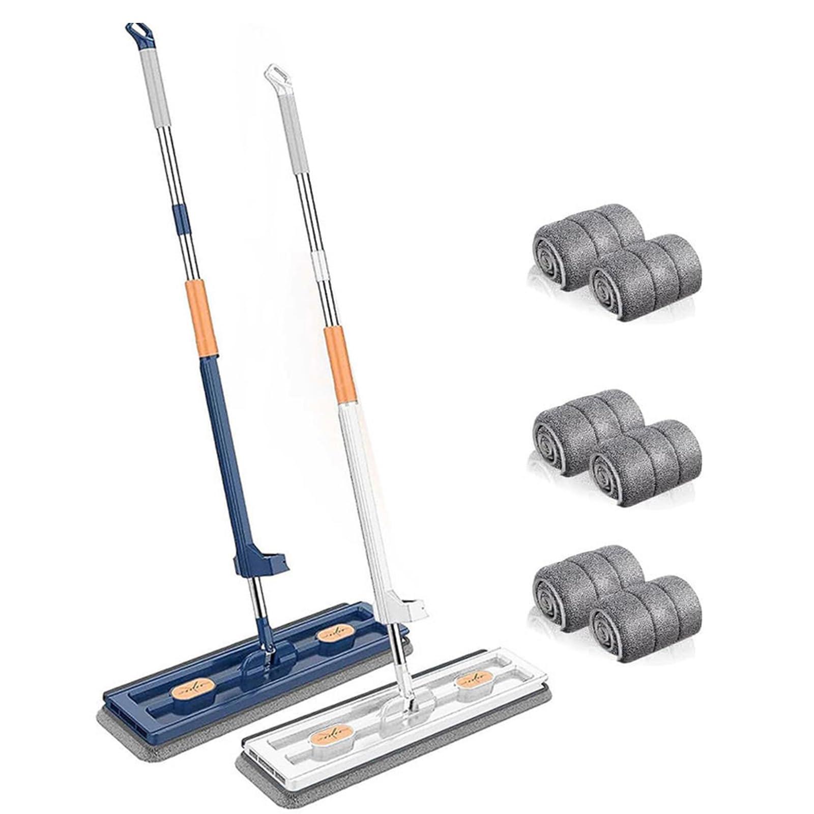 staol staol Flat Mop Floor Cleaning Mop Set Super Absorbent Selfcontained Slide Effortless Cleaning Tool Large Flat Mop