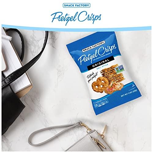 Snack Factory Snack Factory Pretzel Crisps, Original, On-the-Go Bag, 3 Oz