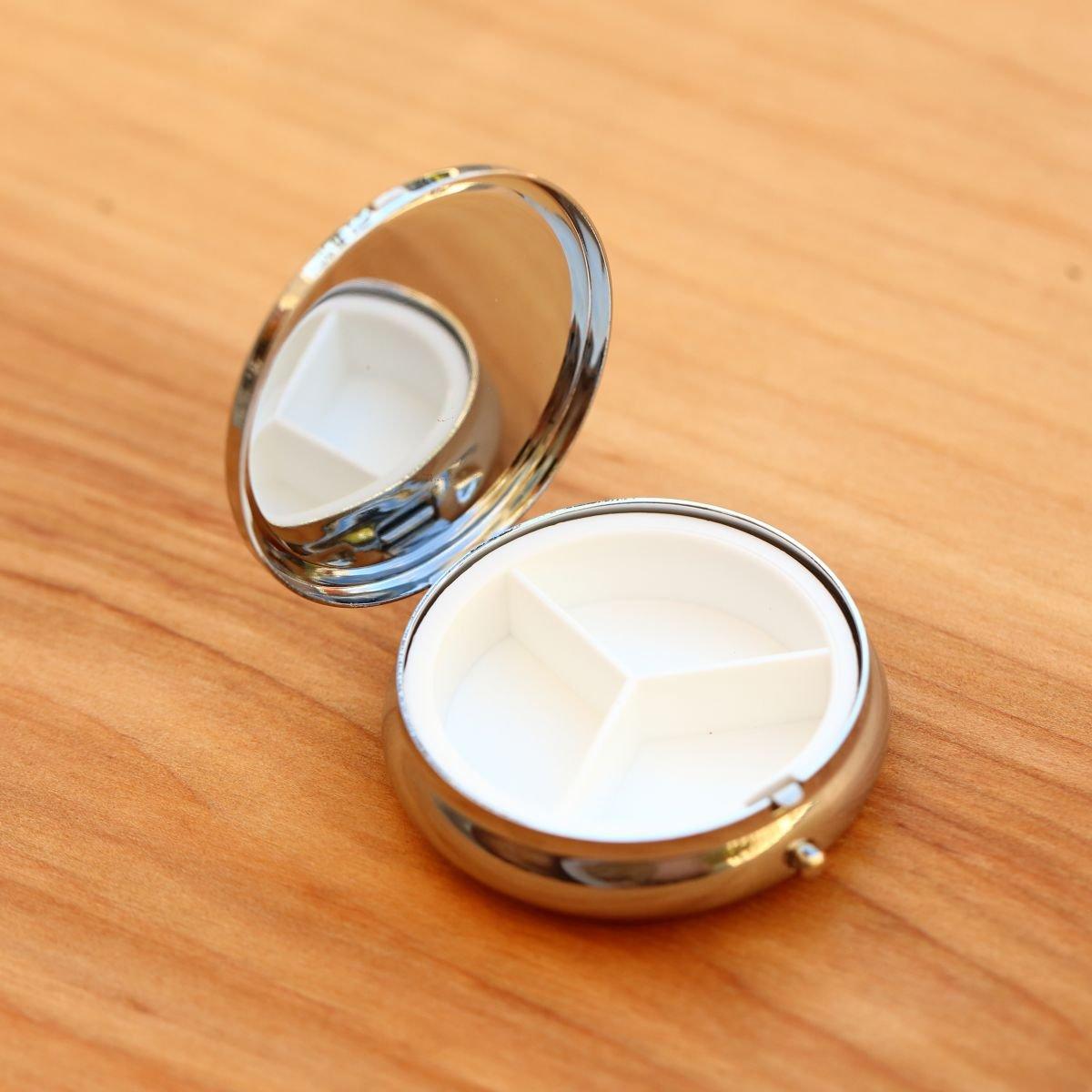 NewCharms Leo Zodiac Medicine Vitamin Compact Pill Box