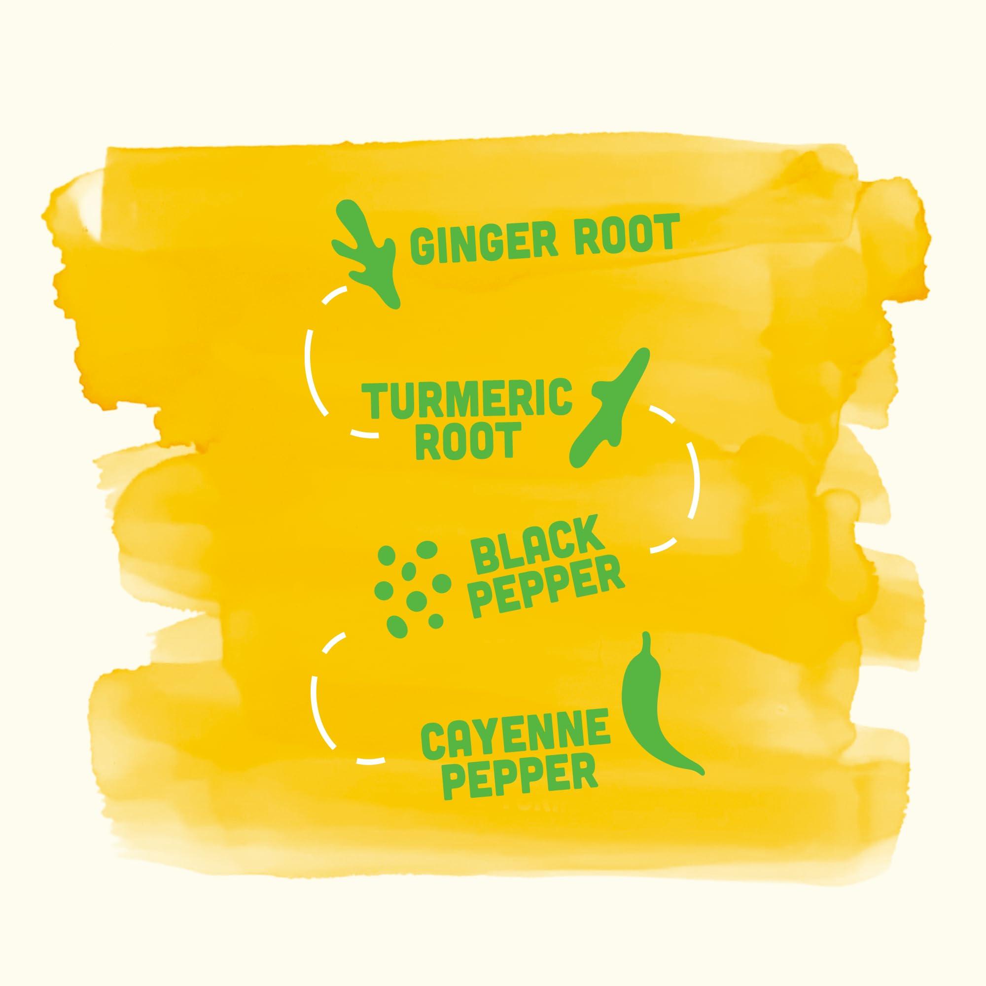 Vive Organic Vive Organic Immune Support Shot, Cold-Pressed Ginger, Turmeric & Cayenne, Gluten Free, Vegan, Immunity Boost Cayenne, 2 Fl Oz (Pack of 12)