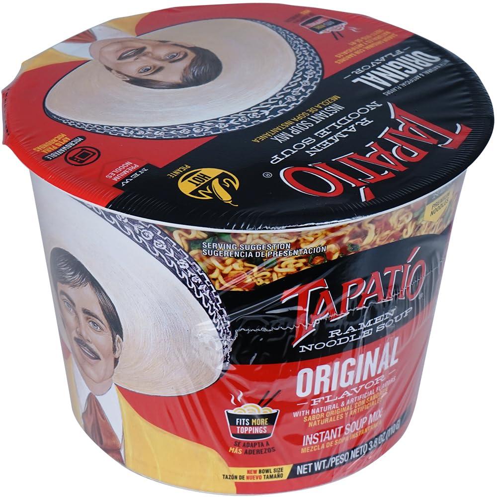 Tapatio Tapatio Ramen Noodle Soup Big Bowl 105g, Original (Bulk Case of 6)