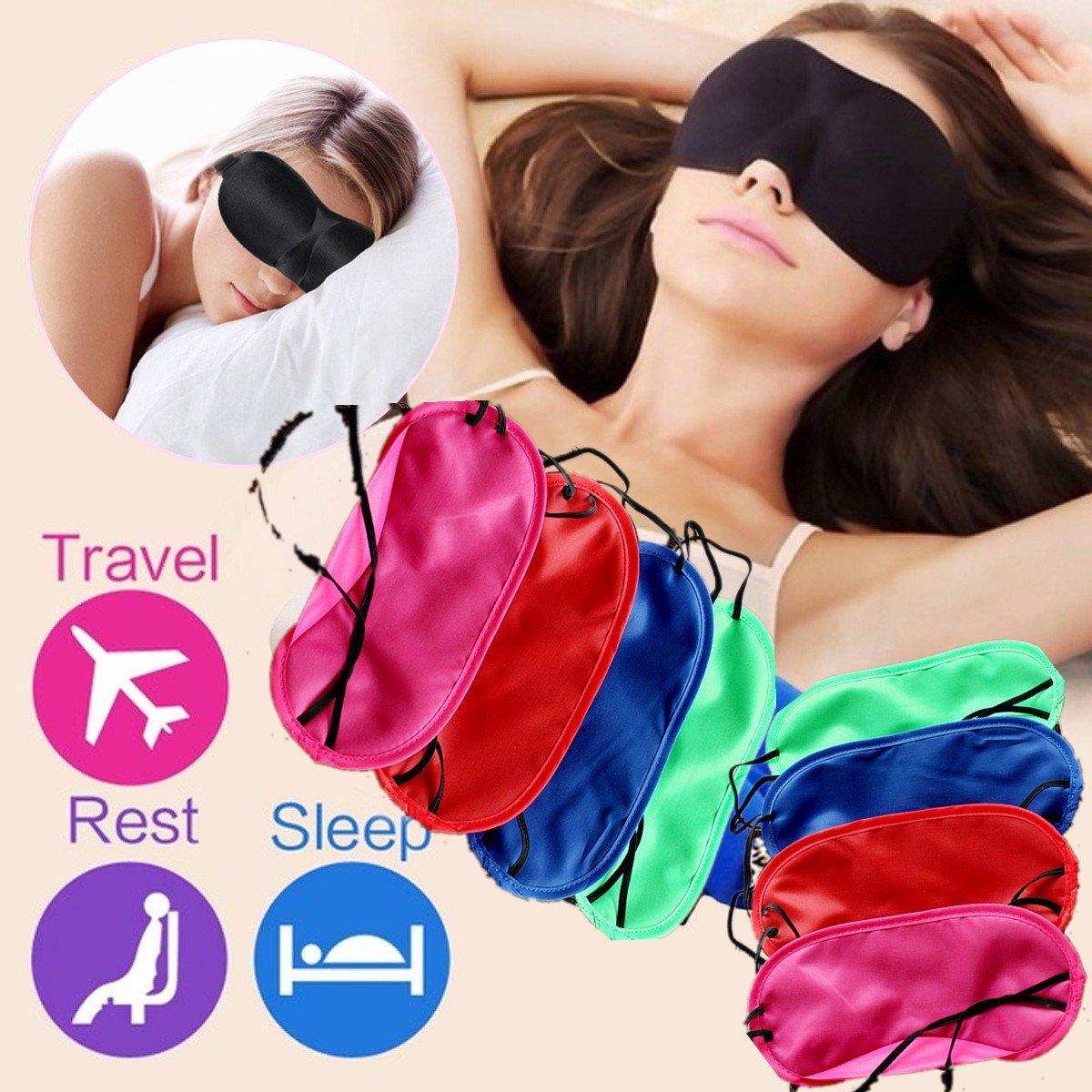 KELINFONG Silk Eye Mask for Sleep,100% Light Blocking Sleep Masks for Women, Night Blindfolds,Adjustable Comfortable Eye Covers for Traveling, Gifts, Sleeping, Yoga