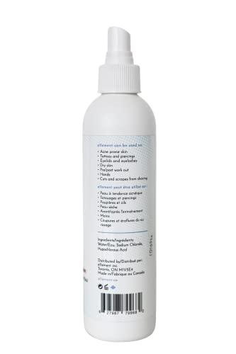 e11ement e11ement - Hypochlorous Acid Face and Skin Spray - HOCL- Safe for use on Acne Prone Skin - Eczema - Dry Scalp -Toner - Eye & Lash Cleanser - Face and Hand Cleanser (Feature Pack - 3 Bottles)