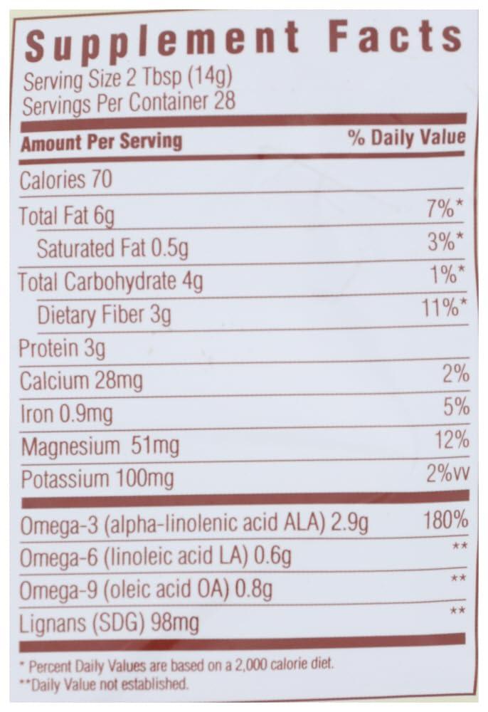 Spectrum Spectrum Ground Flaxseed, 14 oz, 2 pk