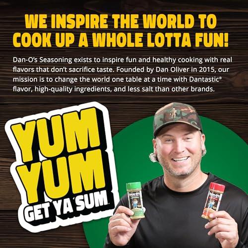 Dan-O's Dan-O\'s Original Seasoning - Great on Chicken, Meats, Veggies - All-Purpose, All-natural, Sugar Free, Zero Calorie, Savory Seasoning for Cooking Anything, marinade, rub, dips - Large bottle (20oz)