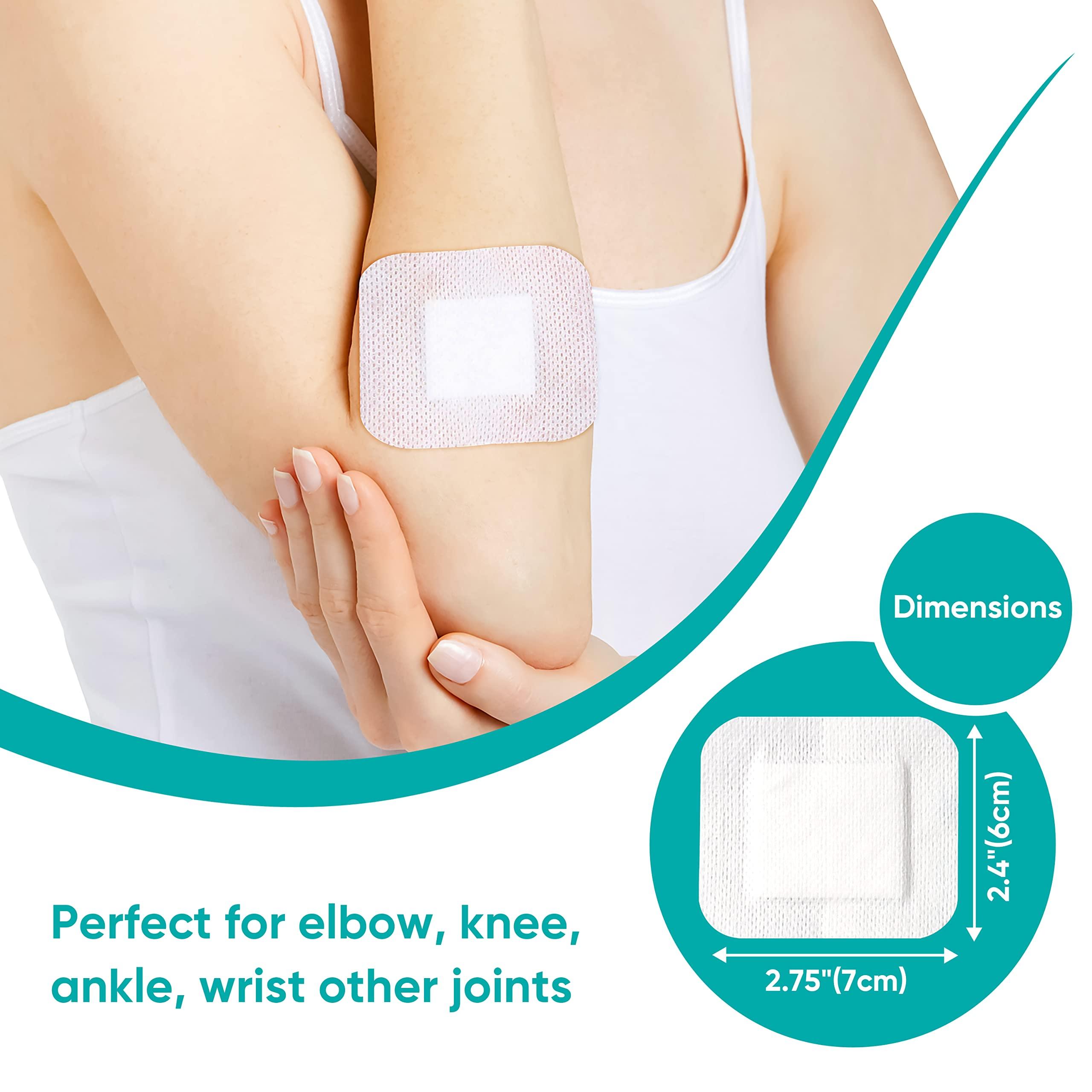 General Medi General Medi Sterile Island Dressing Bordered Gauze 100 Count, 2.4" x 2.75" Gauze Pads, Wound Care Pad with Adhesive Border - Sterile, Soft & Highly Absorbent Medical Grade Dressing Pad