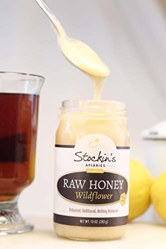 Stockin's Apiaries Stockin's Apiaries Raw Wildflower Honey, Unheated, Unfiltered, & Nutritious, 35.2 Oz.