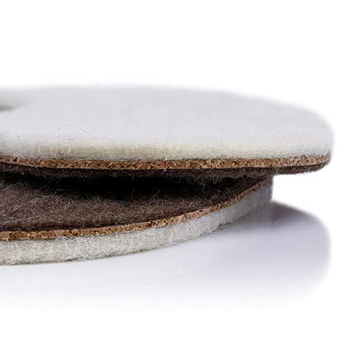 pedag pedag Kids Keep Warm Insulating Insoles, Made in German, Quilted Lamb Wool, Felted Bottom, Cork Inner Layer, All Natural Materials, Kids 1/2 EU 32/33