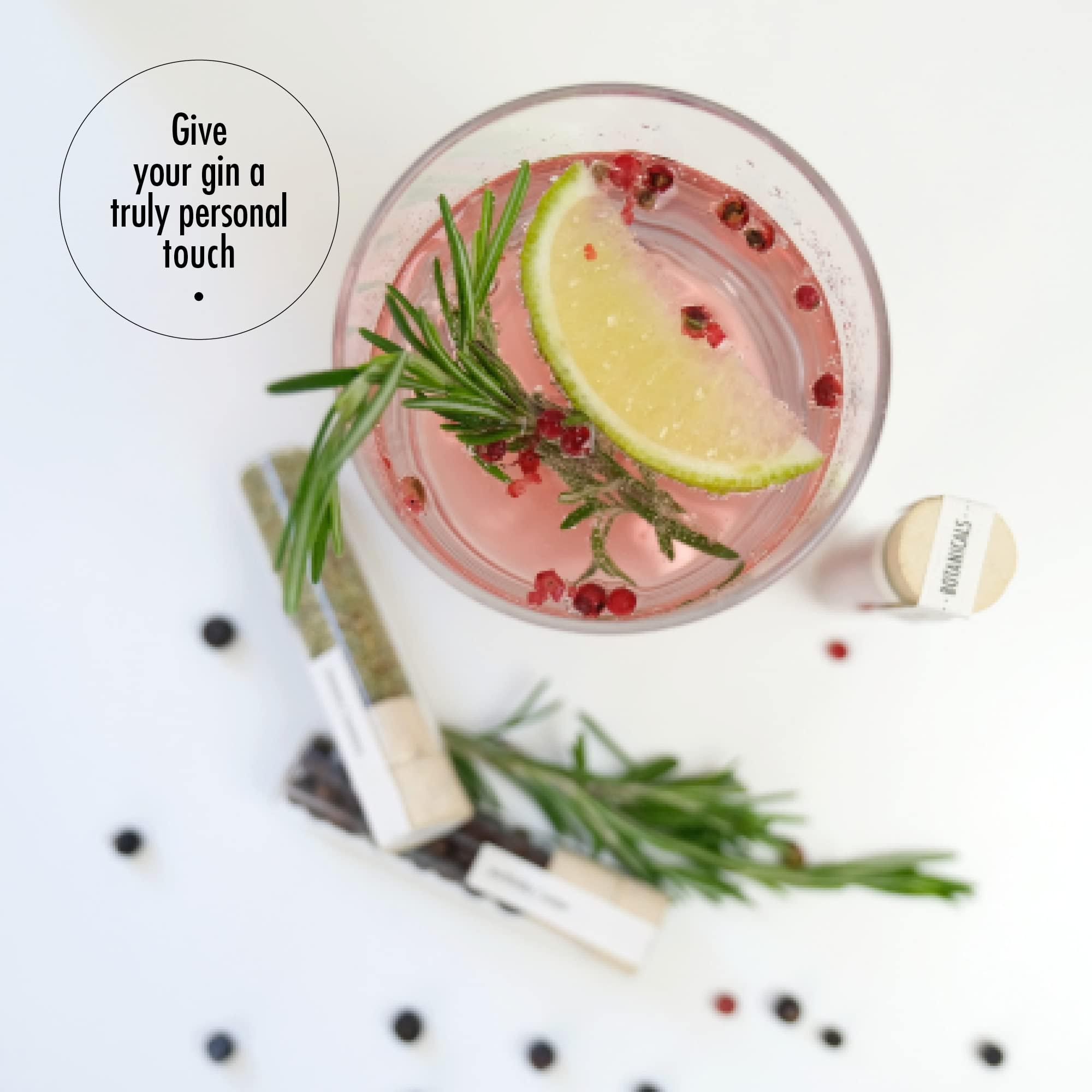 DO YOUR GIN DO YOUR GIN BOTANICALS | Gin Spices Gift Set for Men & Women | Bartender Gift Basket | Herbs for Homemade Gin | 12 Natural Spices for DIY Gin Infusions | Birthday Gift for Her, Him