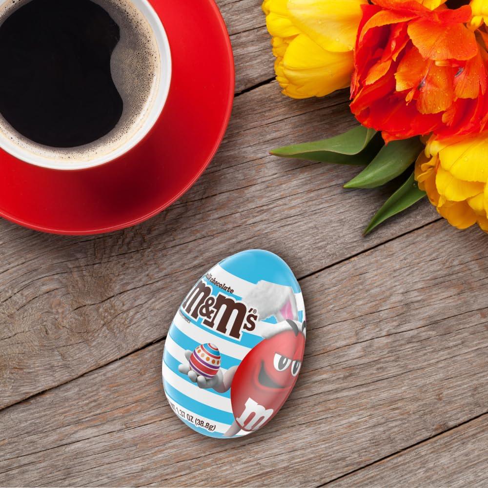 M&M\'S M&M\'S Milk Chocolate Candy Filled Plastic Easter Egg, 1.37 oz
