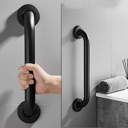 TenNuoDa Grab Bar Bathroom Safety Hand Rail Black 23 Inch Stainless Steel -safe Grip Handles - Restroom Handicap Handle Assist Pole - Decorative Grab Bars for Bathtubs and Showers for Bath Shower Toilet