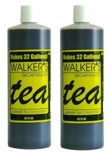 Walkers Tea Walkers Liquid Tea Concentrate Without Caffeine- 64 ounces total (pack of 2 - 32 ounce bottles) Makes 64 Gallons