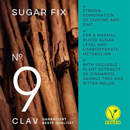 CLAV CLAV N9 - Cinnamon Extract + Bitter Melon Capsules with Syzygium cumini, Beta Glucan & Chromium - Vegan - 60 Count