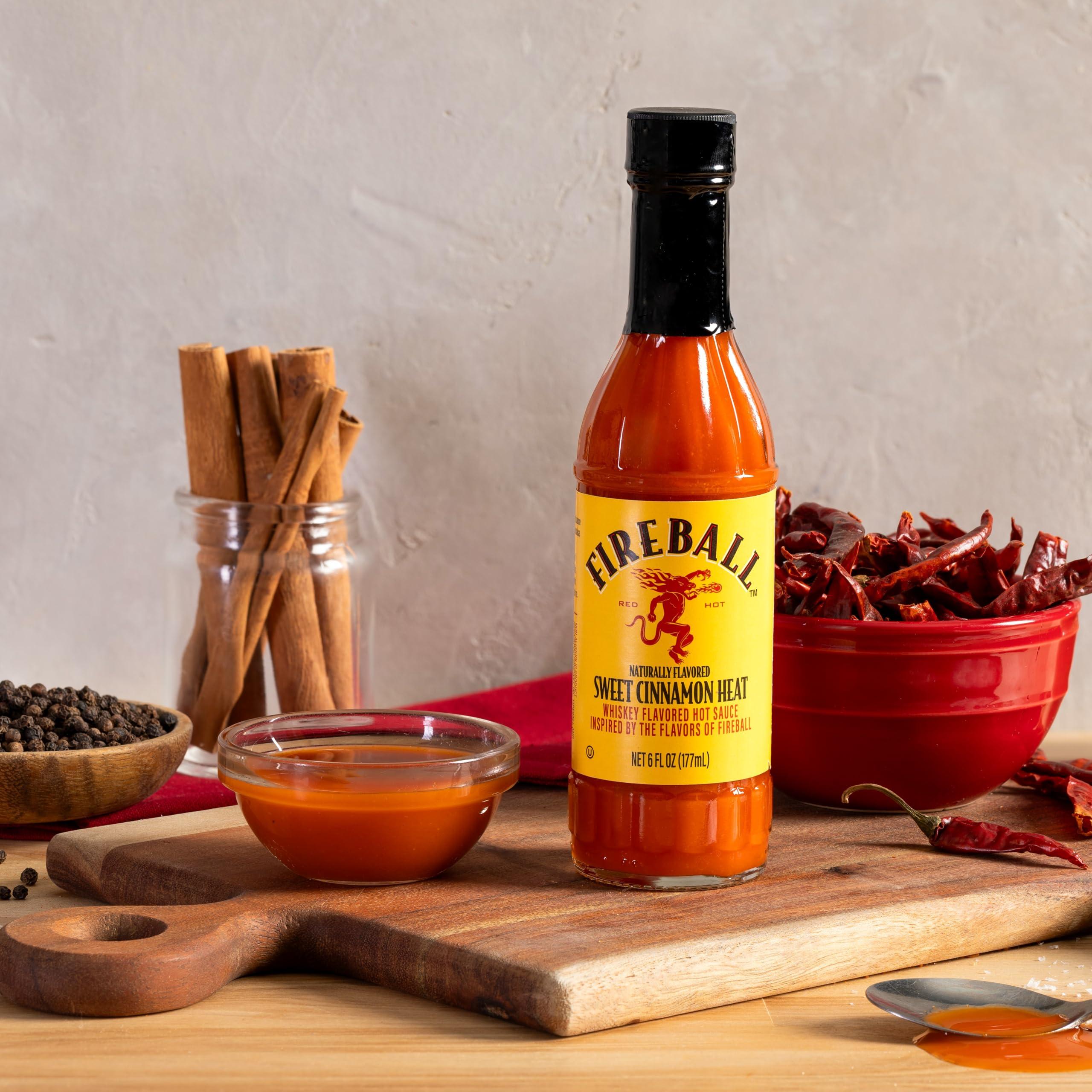 Weber Fireball Whiskey Flavored Hot Sauce, 6 Ounce