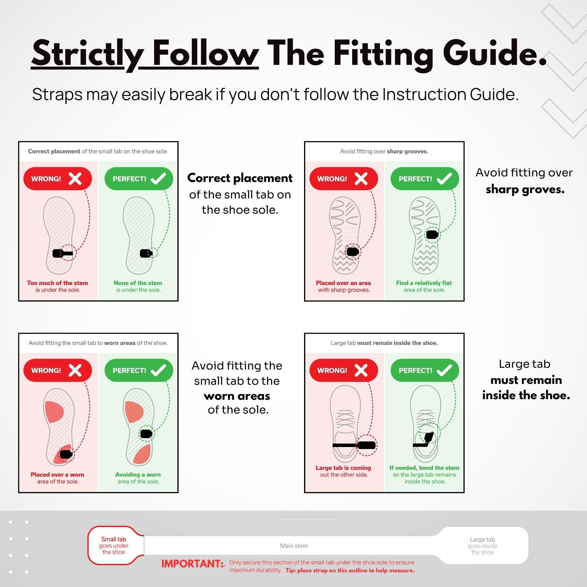 Goodscious Erthe Grounding Straps for Shoes - Reliable Grounding Shoes Earthing Straps - Earthing Grounding Products Shoe Straps - Earthing Shoes Ground Straps for Grounding Gifts - Earthing Products (Pack of 4)