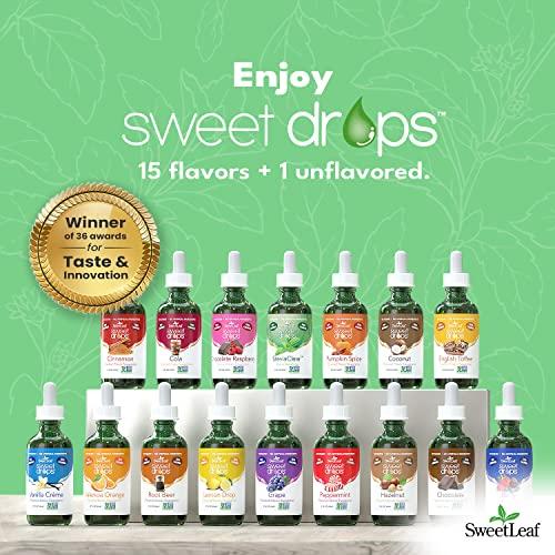 Sweet Drops SweetLeaf Stevia Liquid Sweet Drops - Liquid Stevia Sweetener, Sugar-Free Root Beer Soda Syrup Alternative, 2 Fl Oz (Pack of 2)