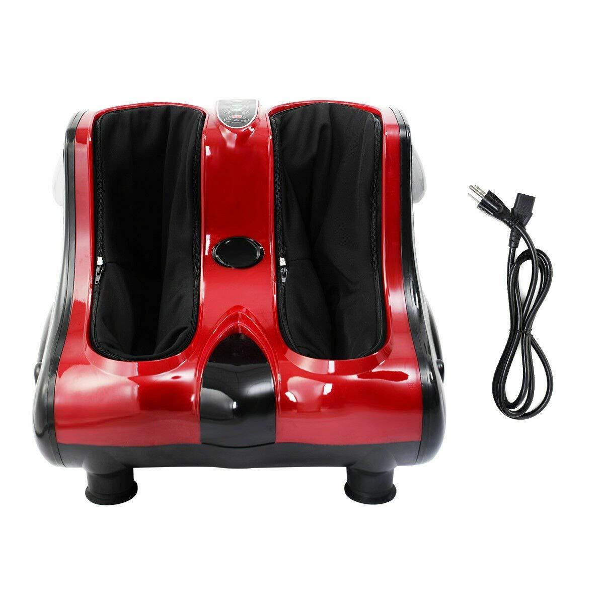 ARLIME ARLIME Foot Calf Massager Machine with Shiatsu Kneading Rolling Vibration Heating Massager for Tired Feet, Leg, Deep Kneading Therapy, Relaxation Vibration, Rolling