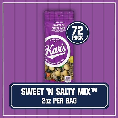 Kar's Kar’s Nuts Original Sweet ‘N Salty Trail Mix, 2 oz Individual Snack Packs – Bulk Pack of 72, Gluten-Free Snacks