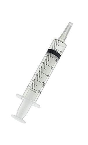 Easy Glide Easy Glide 60ml 60CC Catheter Tip Disposable Syringe with Covers - 5 Sterile Syringes