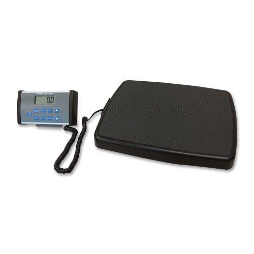 MedMaster MedMaster Health- O- Meter Health- O- Meter Digital Scale with Remote Display 17.75 in. x 14 in. x 2 in. Black- Gray