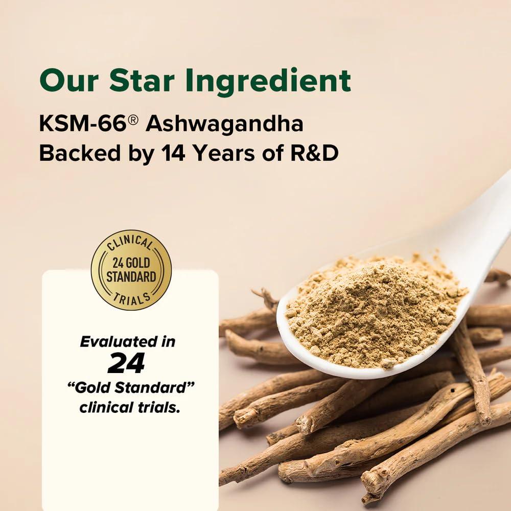 VAHDAM VAHDAM, Instant Mushroom Coffee with KSM 66 Ashwagandha (250mg, 40 servings), Turmeric, Lion\'s Mane and Chaga Mushroom | 100% Arabica Coffee | Supports Better Focus and Immunity | Enjoy Hot or Iced