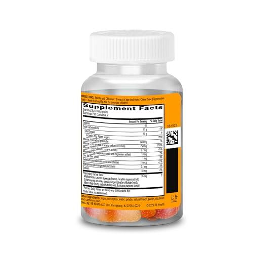 Airborne Airborne 750mg Vitamin C Gummies For Adults, Immune Support Supplement with Powerful Antioxidants Vitamins A C & E - 21 Gummies, Assorted Fruit Flavor