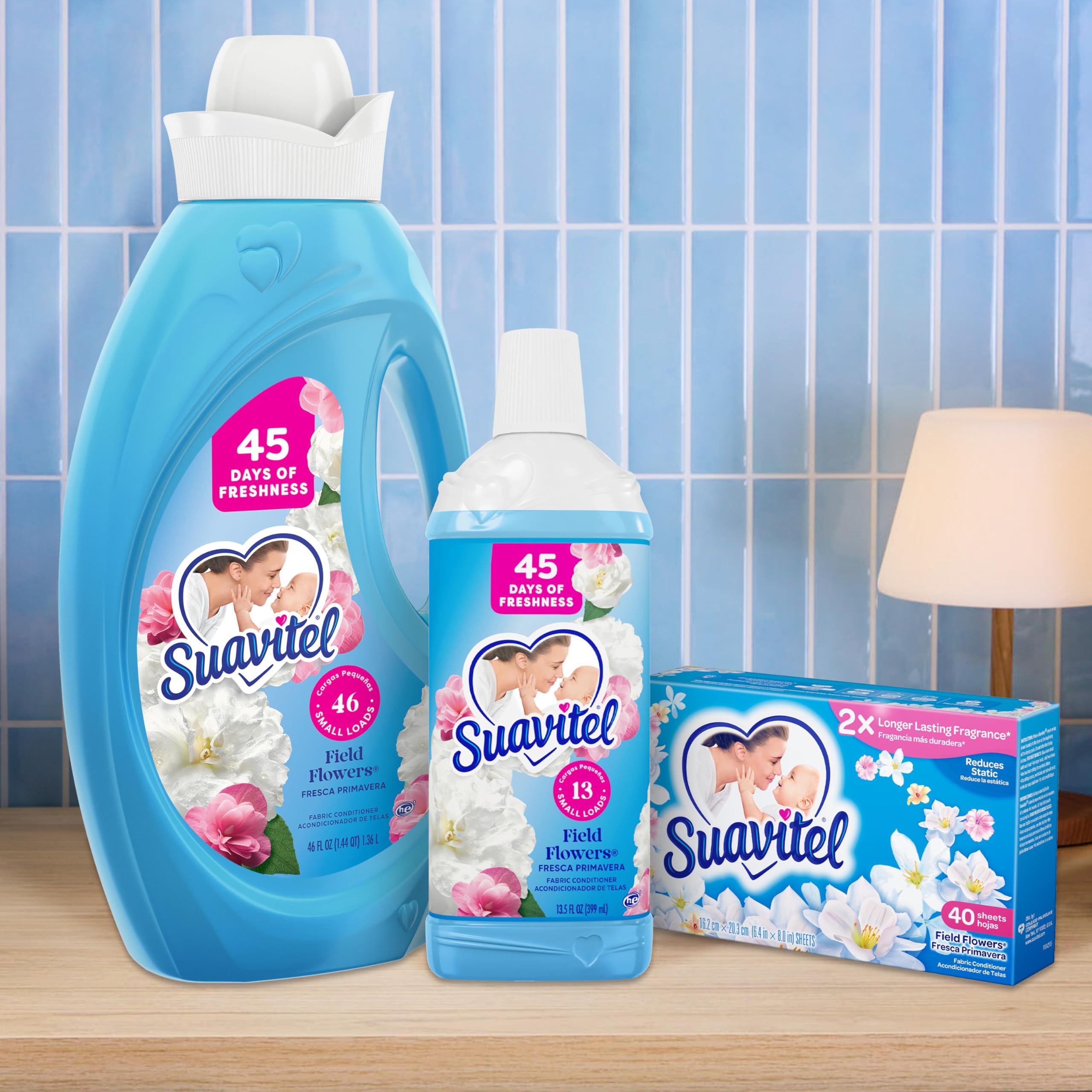 Suavitel Suavitel Fabric Softener, Field Flowers, 25 oz (Pack of 12)