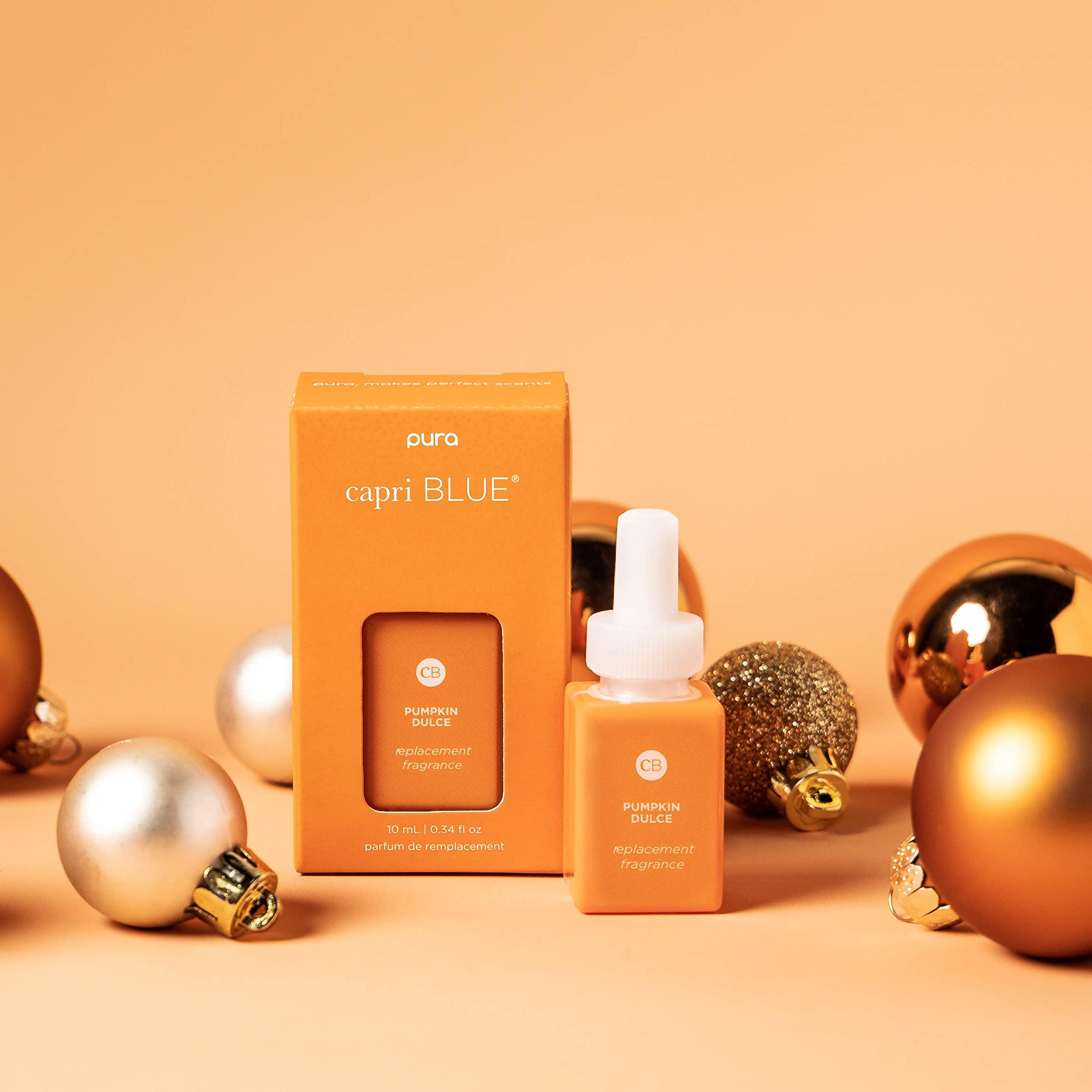 Capri Blue Capri Blue Pura Smart Home Plug-in Diffuser Refills  Includes 2 Capri Blue Pura Refills for Plug in Diffusers for Home - Long Lasting Luxury Scents - Pumpkin Dulce (Pack of 2)