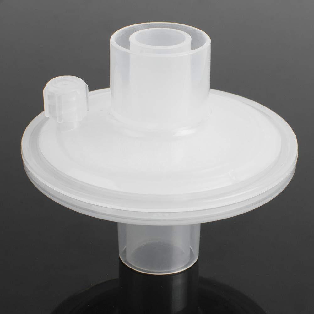 Ovovo Disposable Filter Main Flow Bacterial Viral Filter for CPAP/BiPAP Machine Interior Diameter 22mm/Outer Diameter 15mm