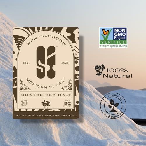 S MEXICAN S SALT S Salt, Colima Sea Salt, Crystals, Kosher, Unrefined, Hand Harvested (18 oz, Coarse Sea Salt)