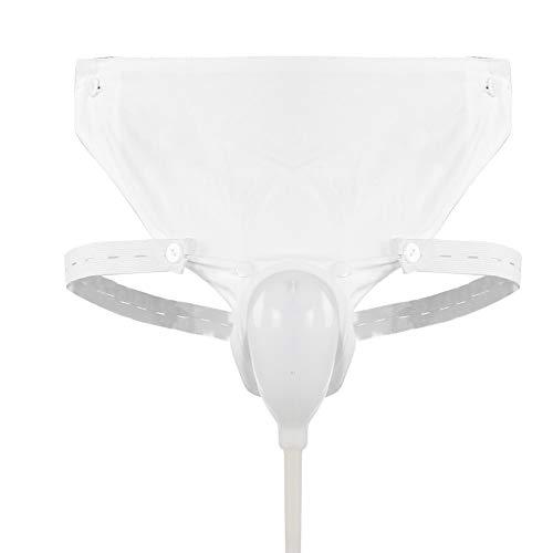 TMISHION Silicone Urine Collector with 2 Urine Catheter Bags, 3 Type Optional for Man Woman Elderly (Elderly Men Type) Reusable Portable Male Comfort Fit Advantage Urinal System