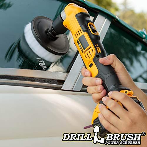 Drill Brush Power Scrubber by Useful Products Drill Powered Upholstery Scrub Brush