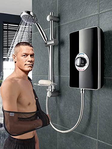 TODDOBRA Mesh Arm Shoulder Sling - Medical Shoulder Immobilizer for Shower - Adjustable Arm Brace for Torn Rotator Cuff Injury - Right Left Arm for Men Women - Shower Sling for Elbow, Wrist