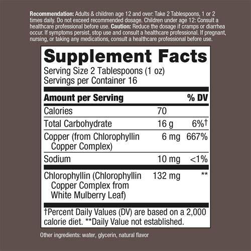 Nature's Way Natures Way Chlorofresh Liquid Chlorophyll 16 ozs (Mint Flavor)