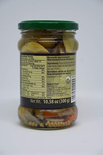 Seweryn 2 Pack Seweryn Marinated Porcini Mushrooms Borowiki Marynowane in a Jar GMO Free 10.58 Oz/ 300 gr from Poland