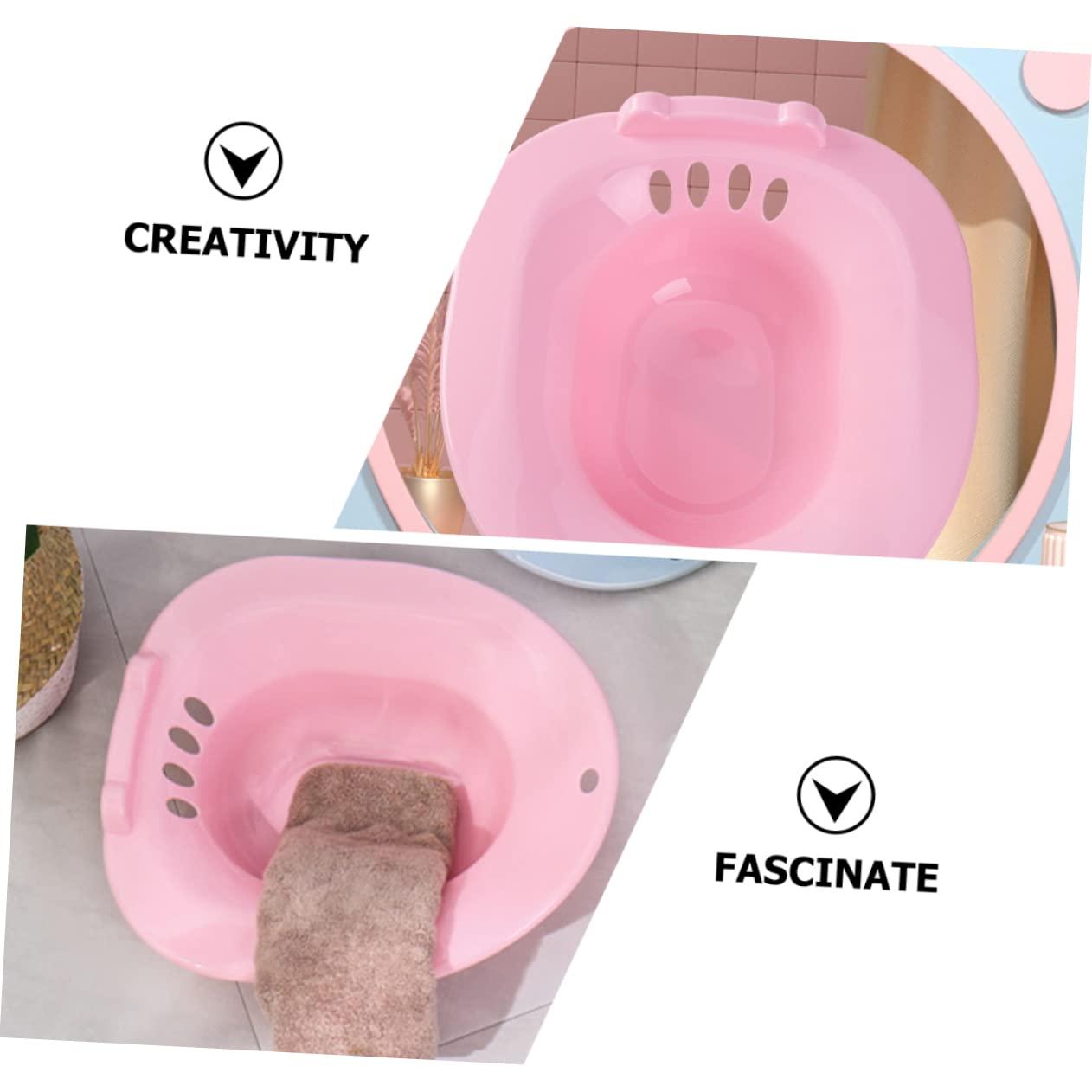GOOHOCHY GOOHOCHY Toilet Soaking Sitz Bath Tub for Personal Hemorrhoids Relief Postpartum Care Made of Smooth Material