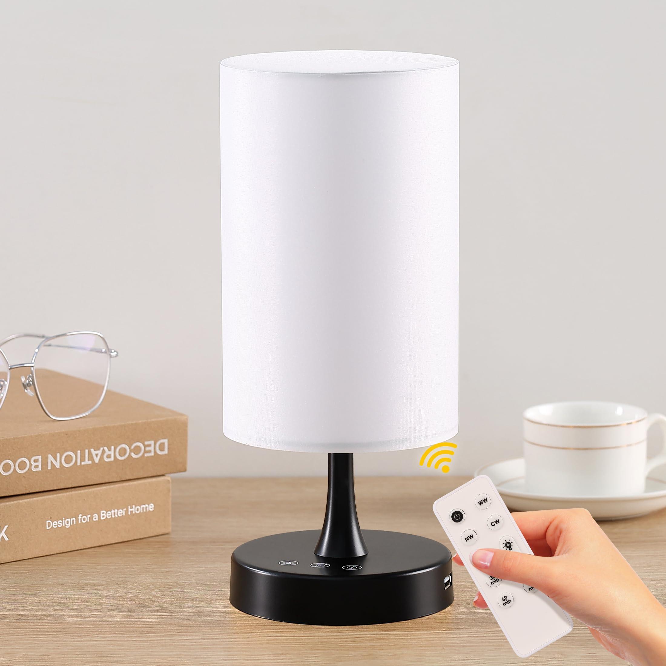 Caromolly Caromolly Light Therapy Lamp, 10000 Lux Light with Remote Control, 3 Color Temperature & 4 Brightness Level & Timer, Daylight Lamp for Home, Office, Decoration(Black Base White Shade)