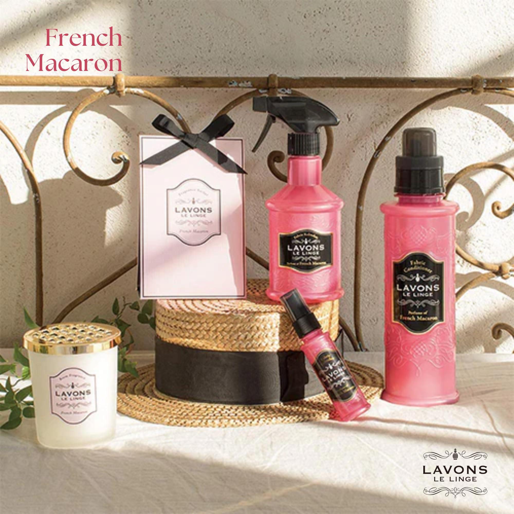 LAVONS LAVONS Fabric Conditioner, Fabric Softene rLiquid, for Laundry and Baby Clothes, Safe for Sensitive Skin, from Japan, 20.3 Fl Oz - French Macaron