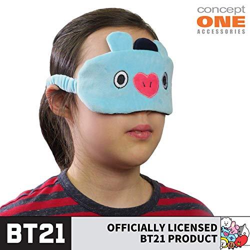 Concept One BT21 LINE Friends MANG Sleep Mask, Eye Cover Blindfold for Sleeping, Blue, One Size