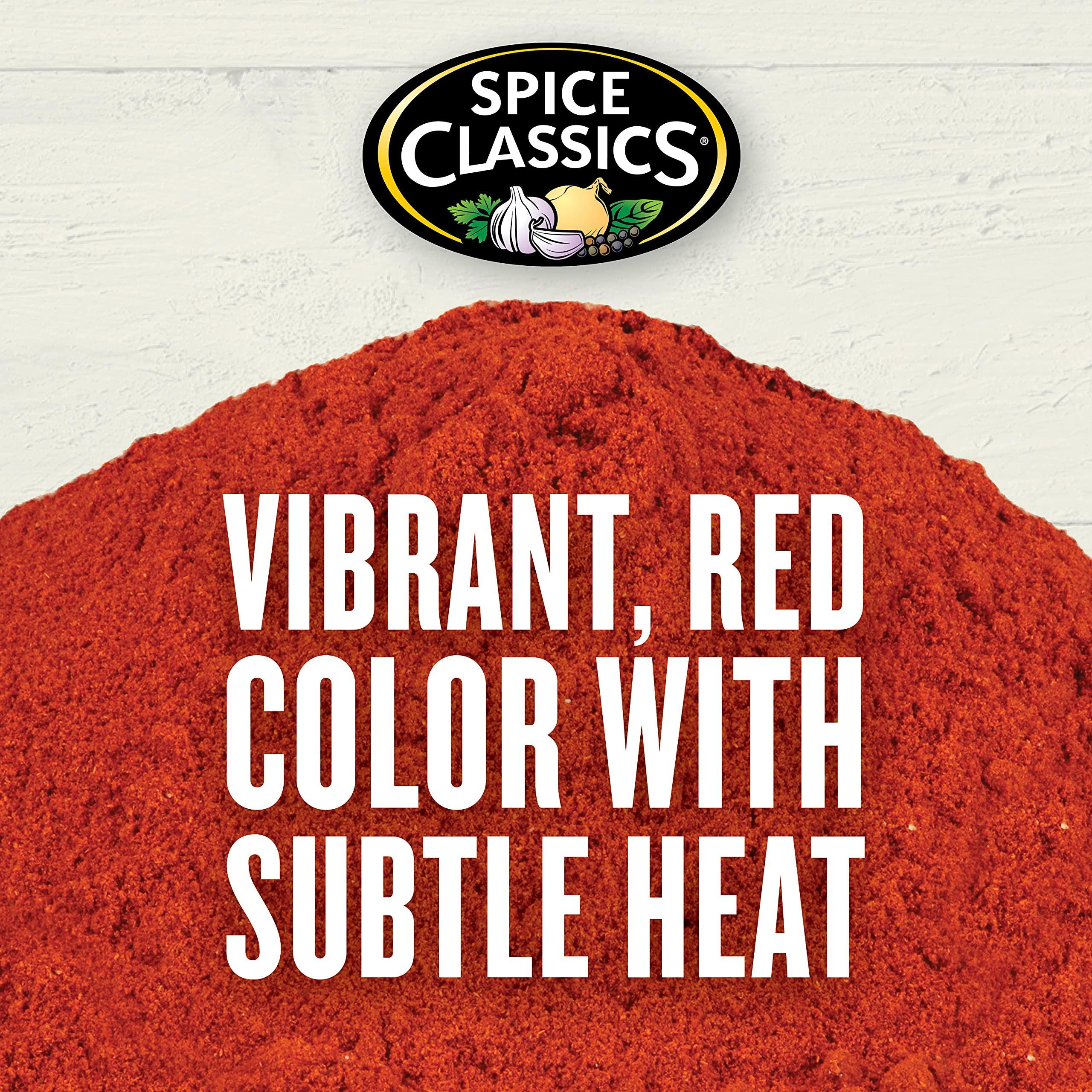 McCormick Spice Classics Paprika, 4.5 lb (Pack of 3) - Three 4.5 Pound Containers of Bulk Paprika Powder, Perfect for Garnishing and Flavoring Eggs, Soups, Stews, Sauces, Meats and More