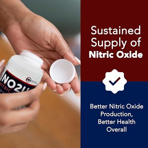 NO2U NO2U Bryan NITRICEUTICALS - Natural Nitric Oxide Supplements for Men & Women - Promotes Blood Circulation, Oxygen & Nutrient Delivery, Daily Wellness Support - No Gluten or Dairy - 60 Vegan Lozenges