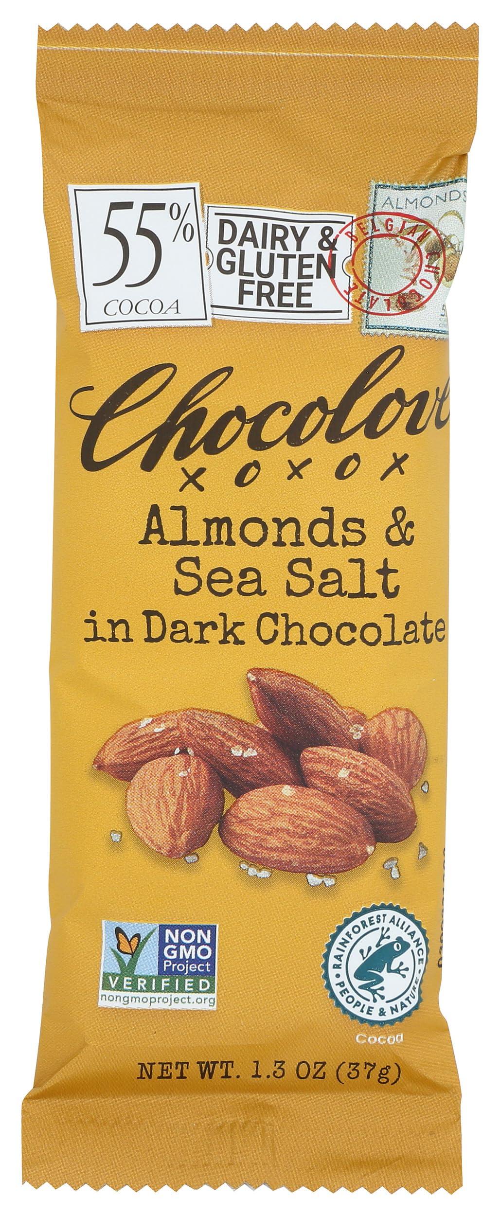 Chocolove Chocolove, Almonds & Sea Salt in Dark Chocolate Bar, 1.3 Ounce