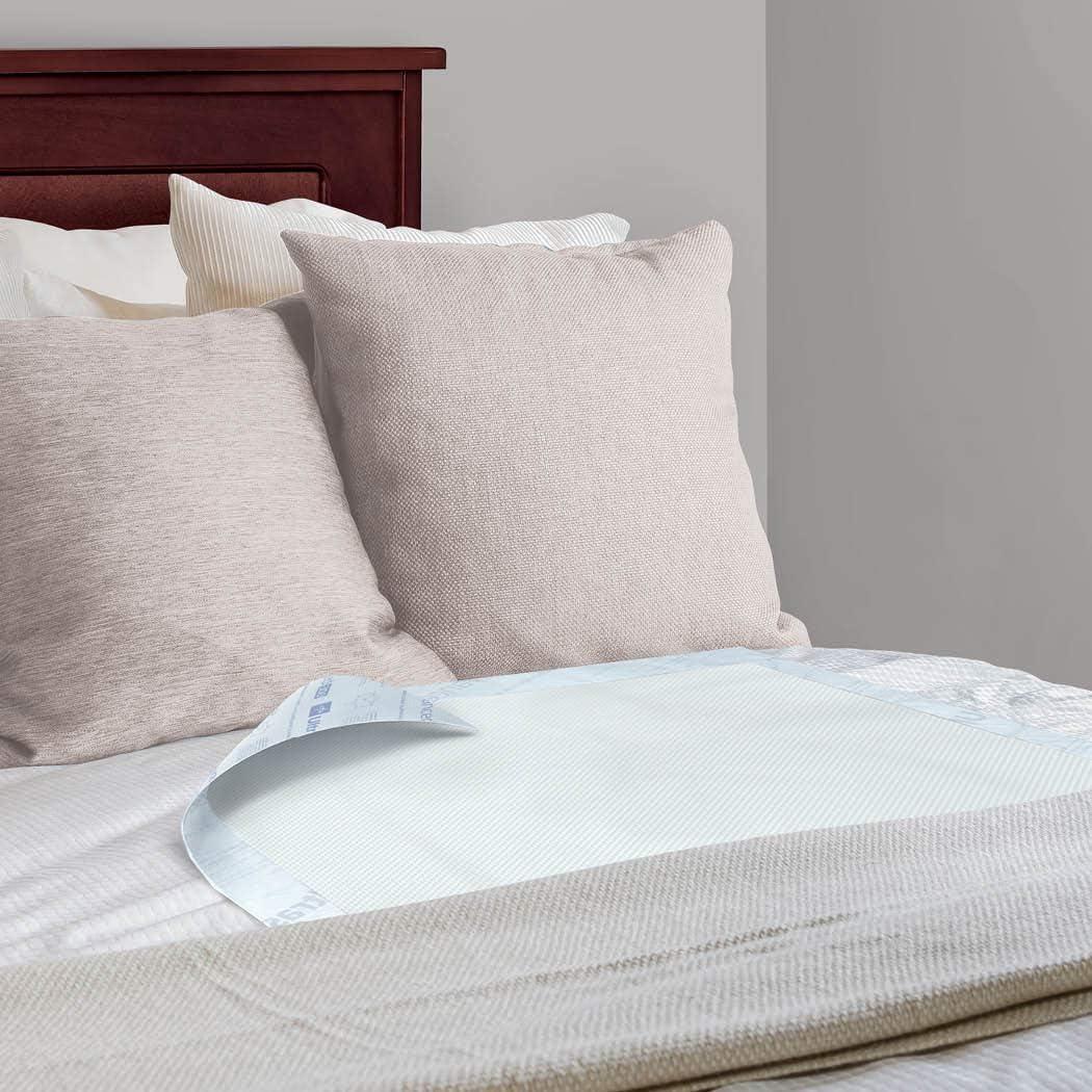 Medline Medline Ultrasorbs Drypads with SlipResist Technology, 30\" x 36\", 5 Count, Super Absorbent Disposable Bed Pads, Incontinence Bed Pads, Adult Bed Pads, 10x More Absorbent, Chucks For Adults, Elderly