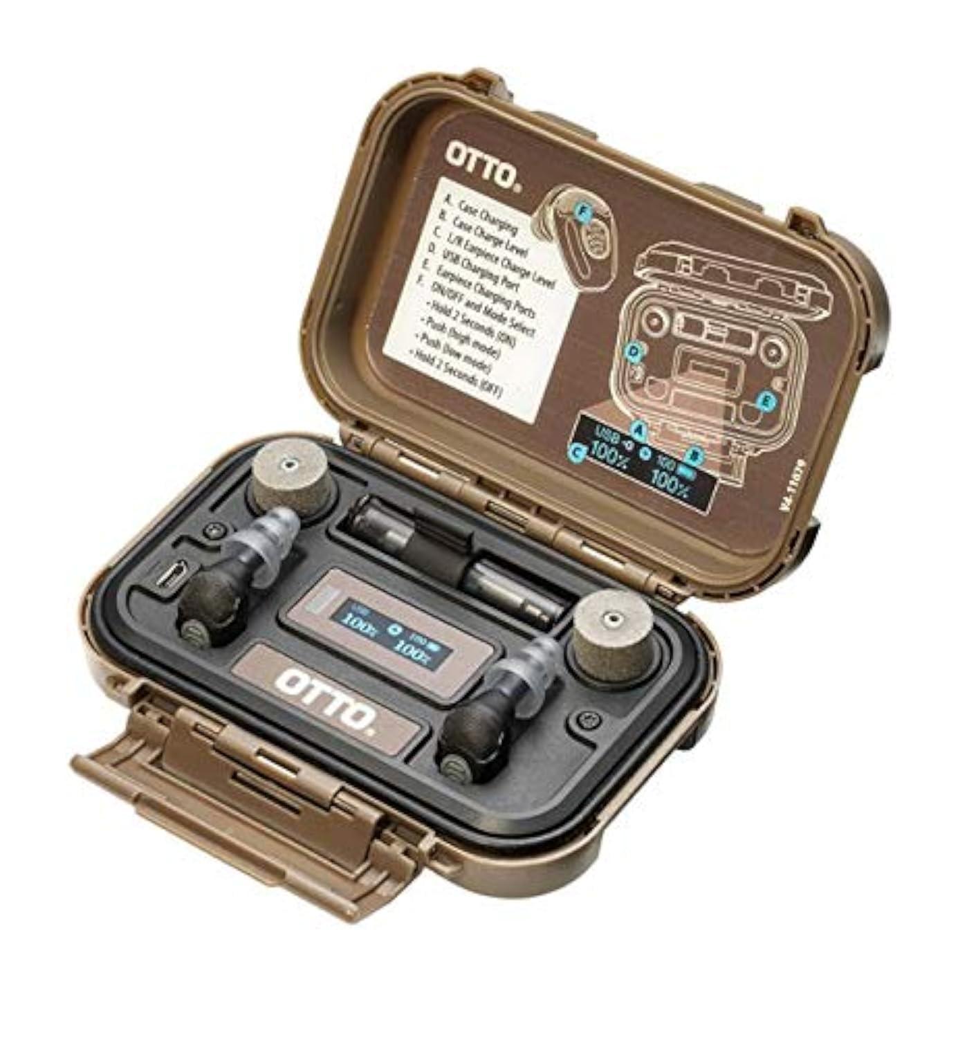 OTTO Engineering OTTO Engineering NoizeBarrier Micro Earplug, Black, V4-11029