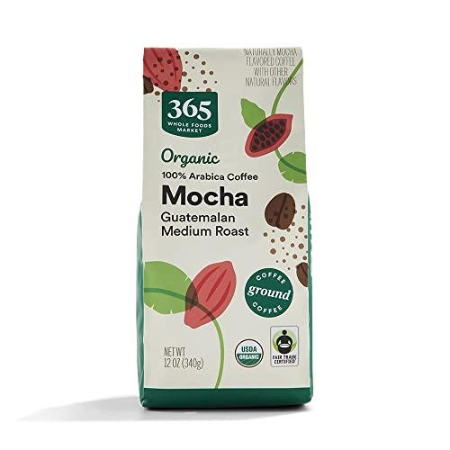 365 by Whole Foods Market 365 by Whole Foods Market, Organic Mocha Ground Coffee, 12 Ounce